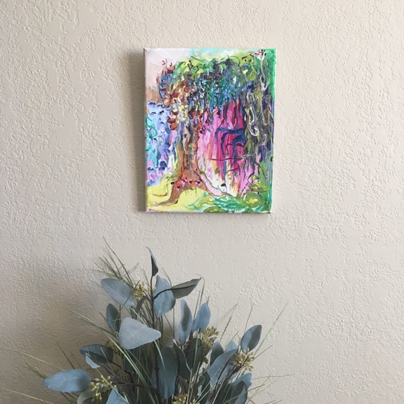 🎊SOLD🎊Original abstract oil painting signed - Picture 2 of 4